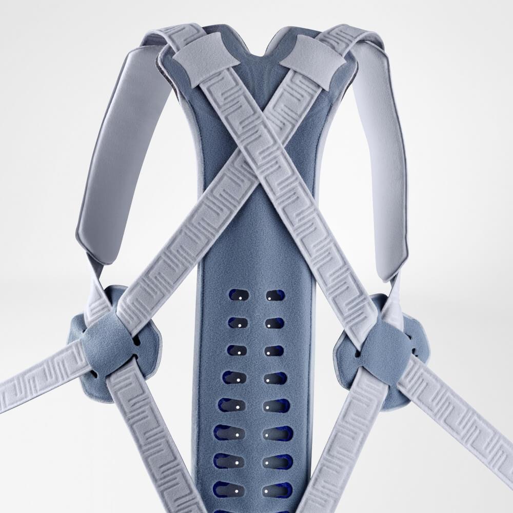 Thoraco-lumbar support belt - SofTec® Dorso - Bauerfeind - adult /  semi-rigid / with suspenders