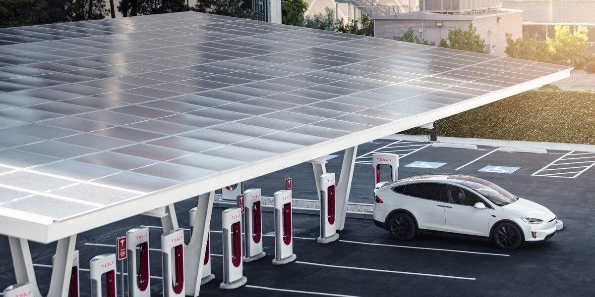 Solar Charging Stations for Electric Vehicles