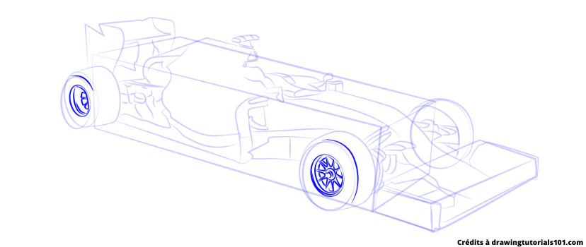 comment dessiner une formule 1 facile