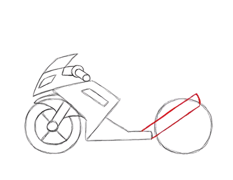 comment dessiner une moto