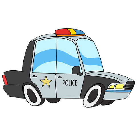 Comment dessiner une voiture de police ?