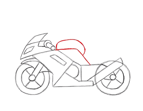 dessiner une moto pour les debutants