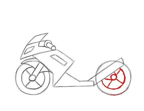 dessiner une moto pour debutant