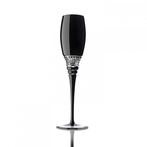 True Love Set of 2 Lead Crystal Champagne Flutes