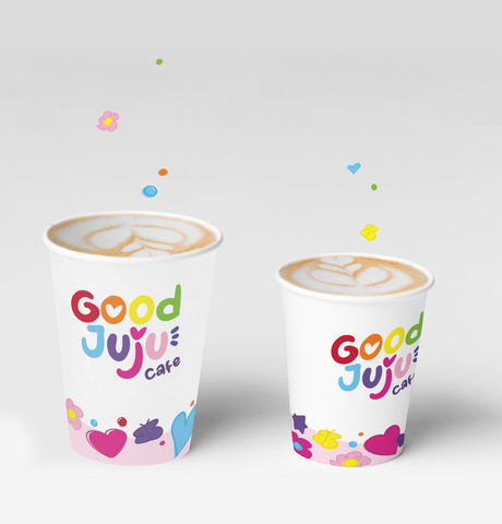 Good JuJu Cafe - Custom Printed Cups