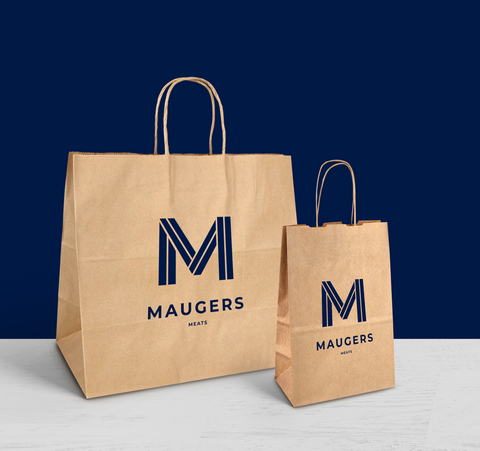Maugers Meats - Custom Printed Delivery Bags