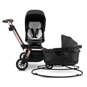 black and gold travel system