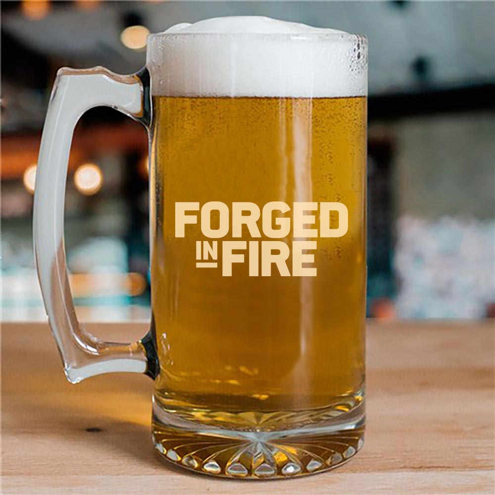 Download Forged In Fire 25 Oz Beer Glass History Store
