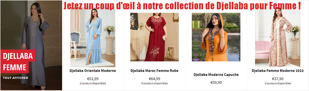 Djellaba femme collection 