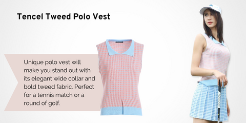 Tencel Tweed Polo Vest