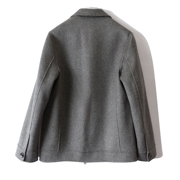 Charming Zip-Up Merino Blend Blouson