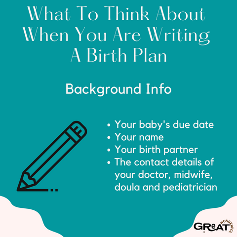 WRITING YOUR BIRTH PLAN I GREATWONDERFUL – GreatWonderful
