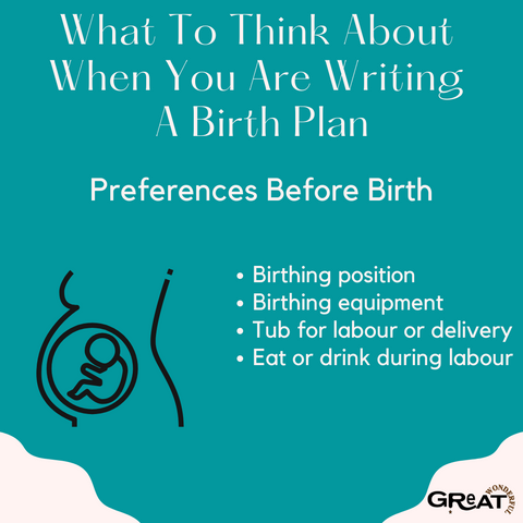 birth plan