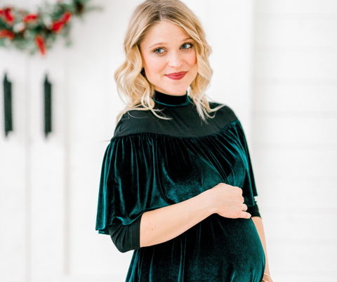 how to dress up your bump for the festive season