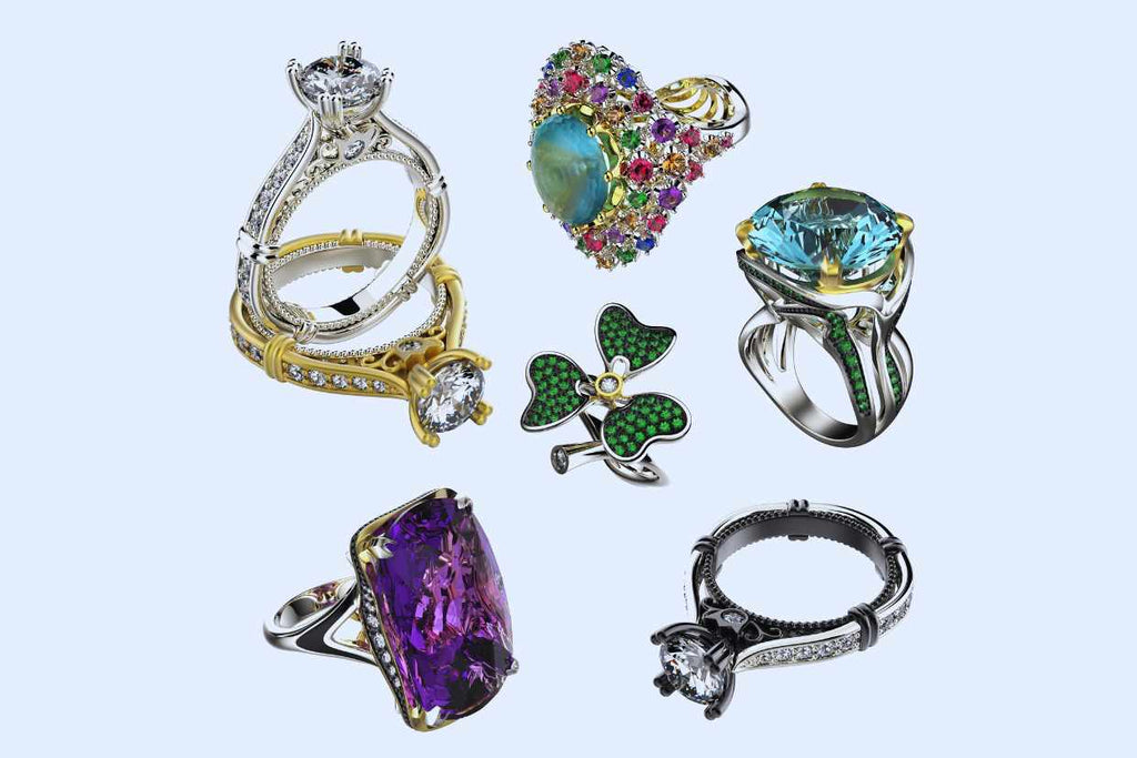 Different shape rings