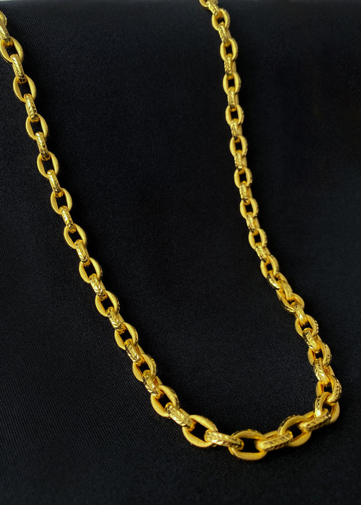 gold chain necklace link