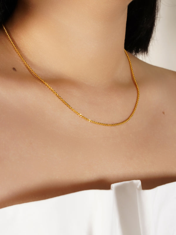 female gold chain necklace