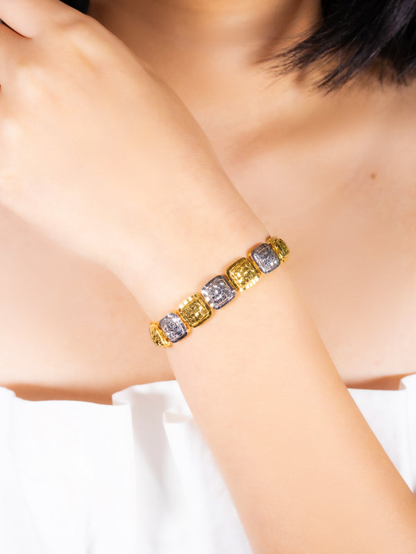 916 Gold Cowboy Bracelet (5mm series)