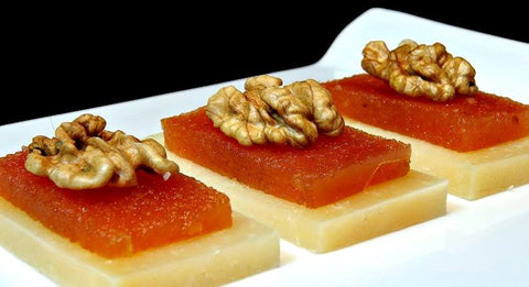 cheese with quince and nuts basque gastronomy