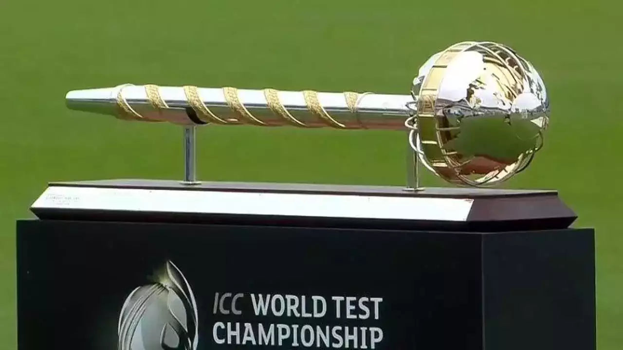The Test Mace given to the ICC World Test Championship Winners 