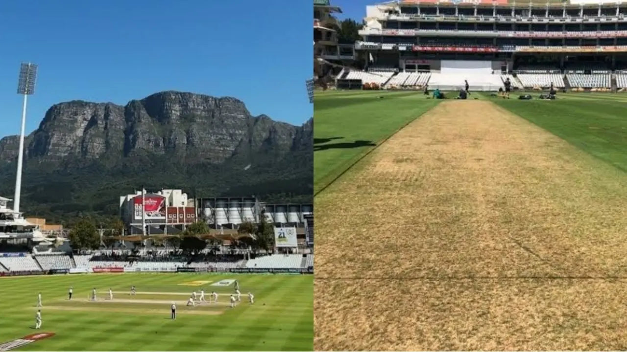 The Pitch and weather at the Newland Cricket Ground in South Africa