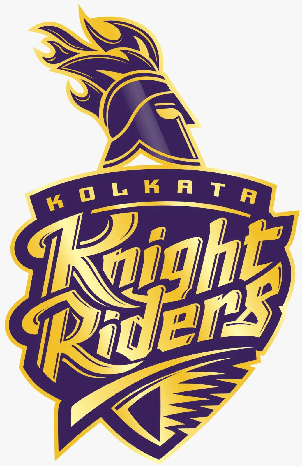 The Kolkata Knight Riders (KKR) logo