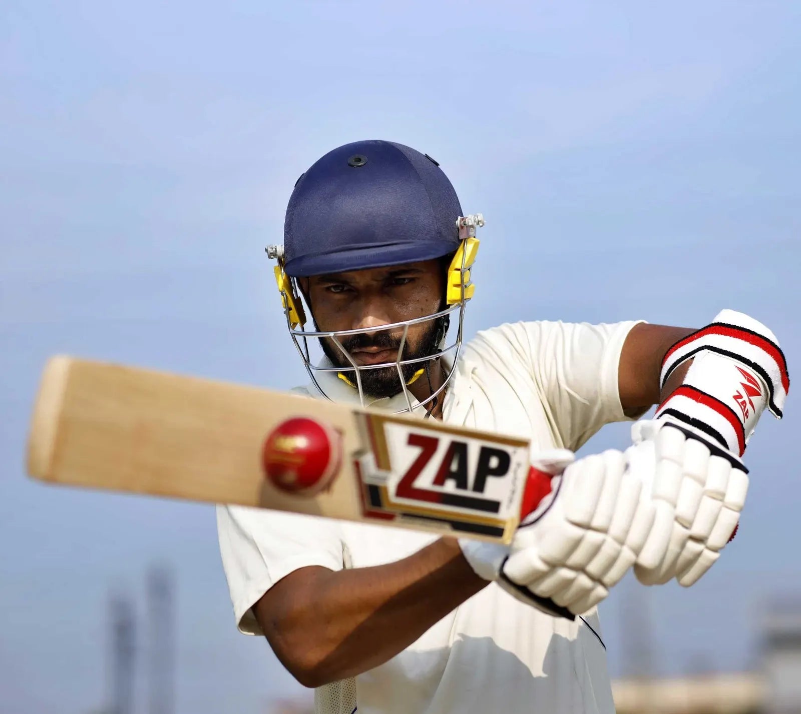 A ZAP Athlete Playing a cricket shot