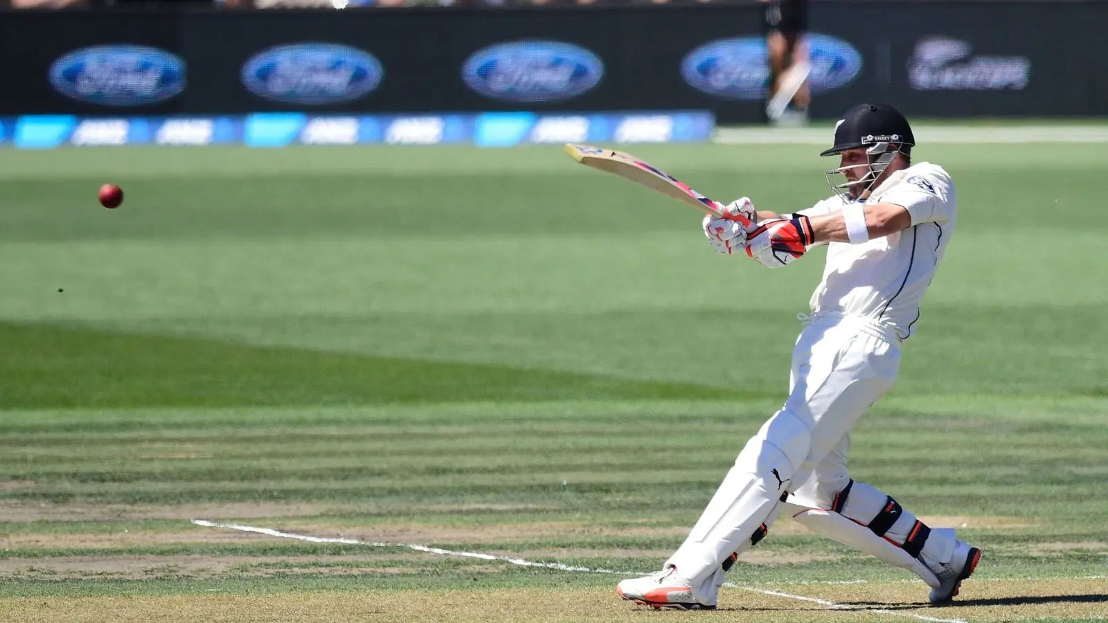 Brendam McCullum batting when he scored the fastest century in test cricket vs Australia
