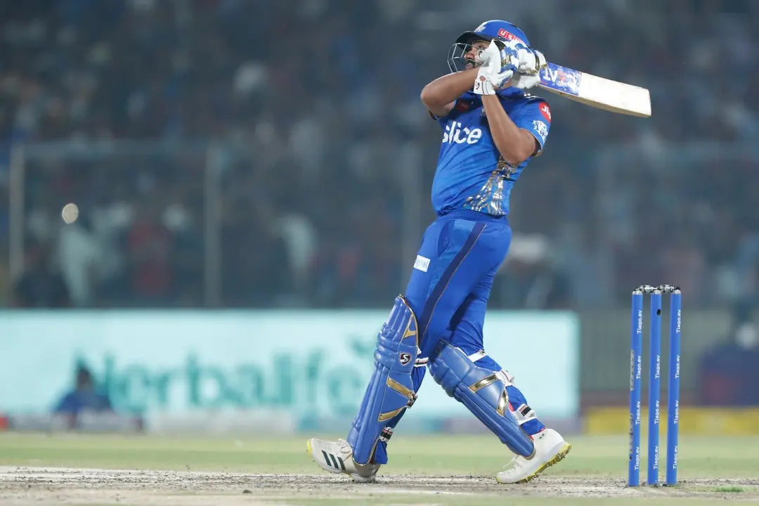 Rohit Sharma Batting for the Mumbai Indians in the IPL