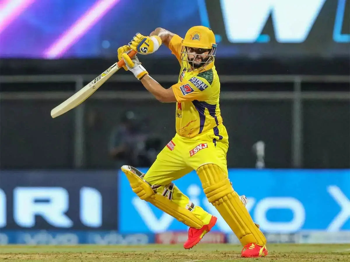 Suresh Raina Batting for the Chennai Super Kings in the IPL
