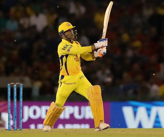MS Dhoni Batting for the Chennai Super Kings (CSK) in the IPL