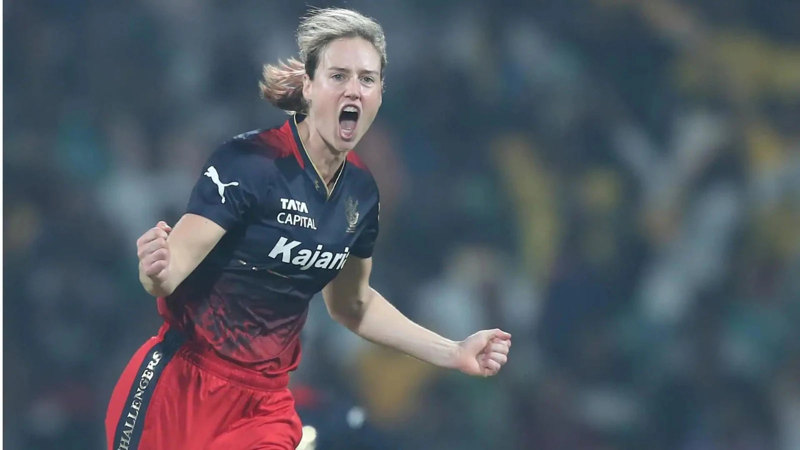 Ellyse Perry Celebrating a wicket in the WPL