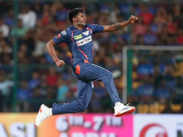 Mayank Agarwal celebrating an IPL wicket