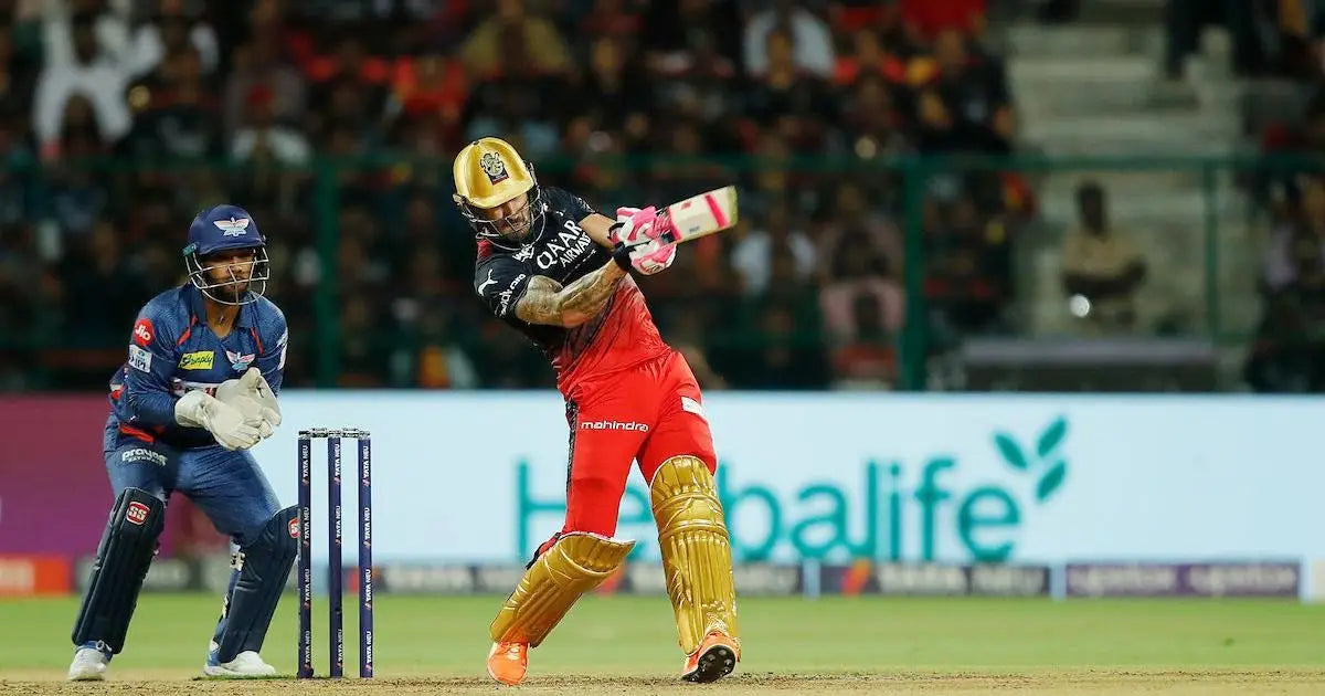 Faf du Plessis hits the longest six in IPL 2023