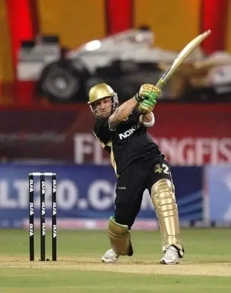 Brendon McCullum batting while on his way to his 158 in the IPL Vs RCB