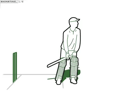 A batsman shows how to play the hook shot in cricket to perfection
