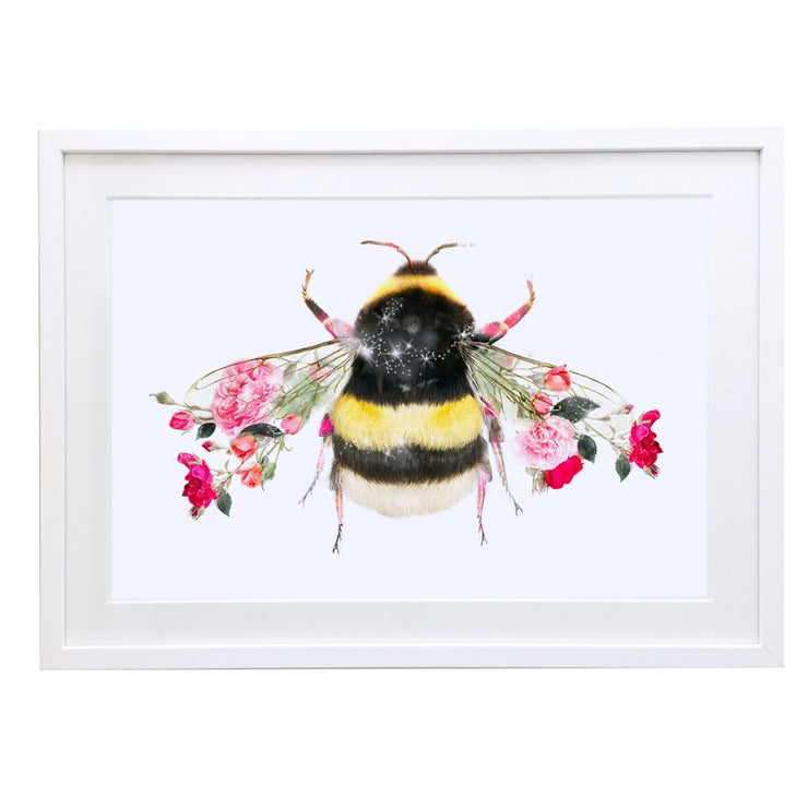 Bumble Bee Art Print Lola Design Ltd