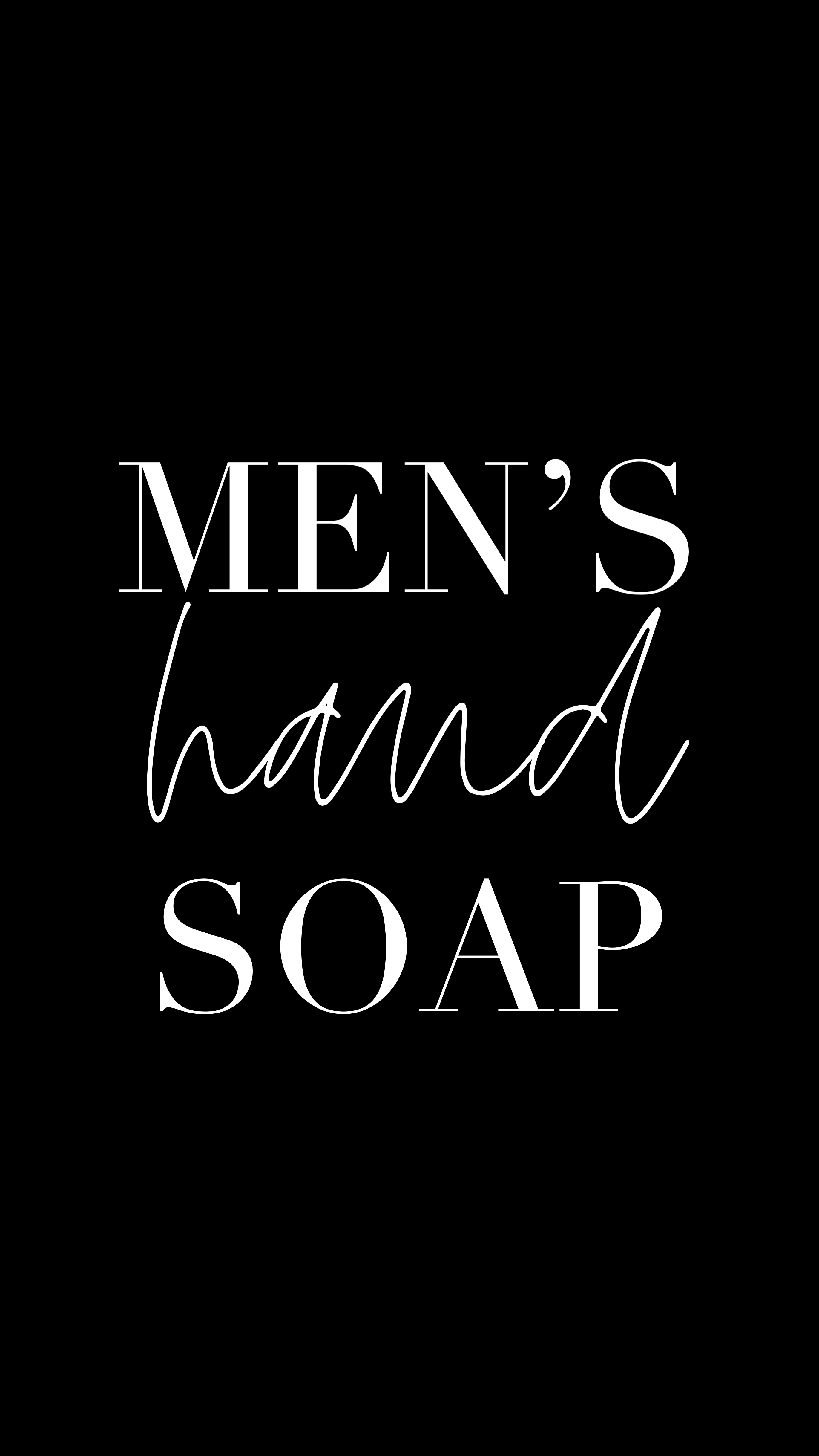 Men's Hand Soap