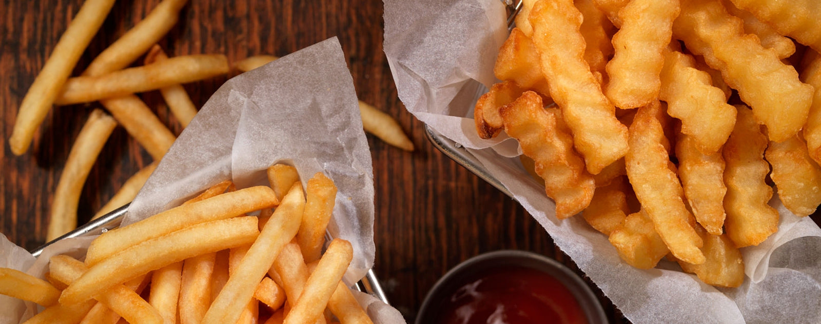 Des Bâtonnets de Frites Différents