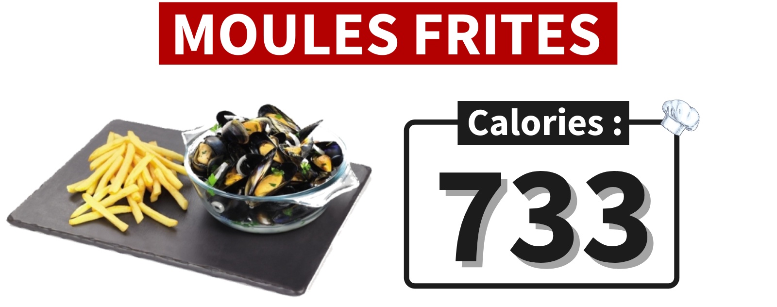 Calories des Moules Frites