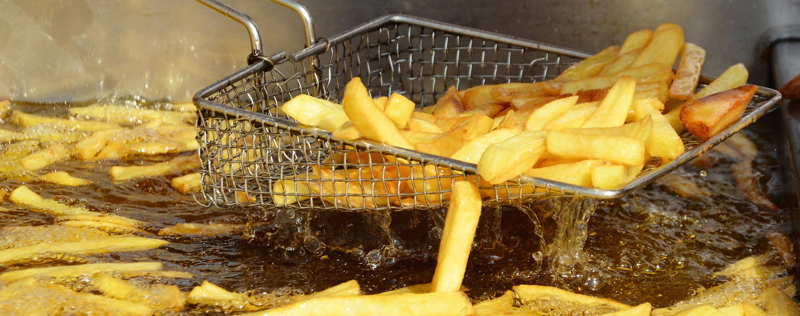 Des Frites dans de l'Huile de Friture