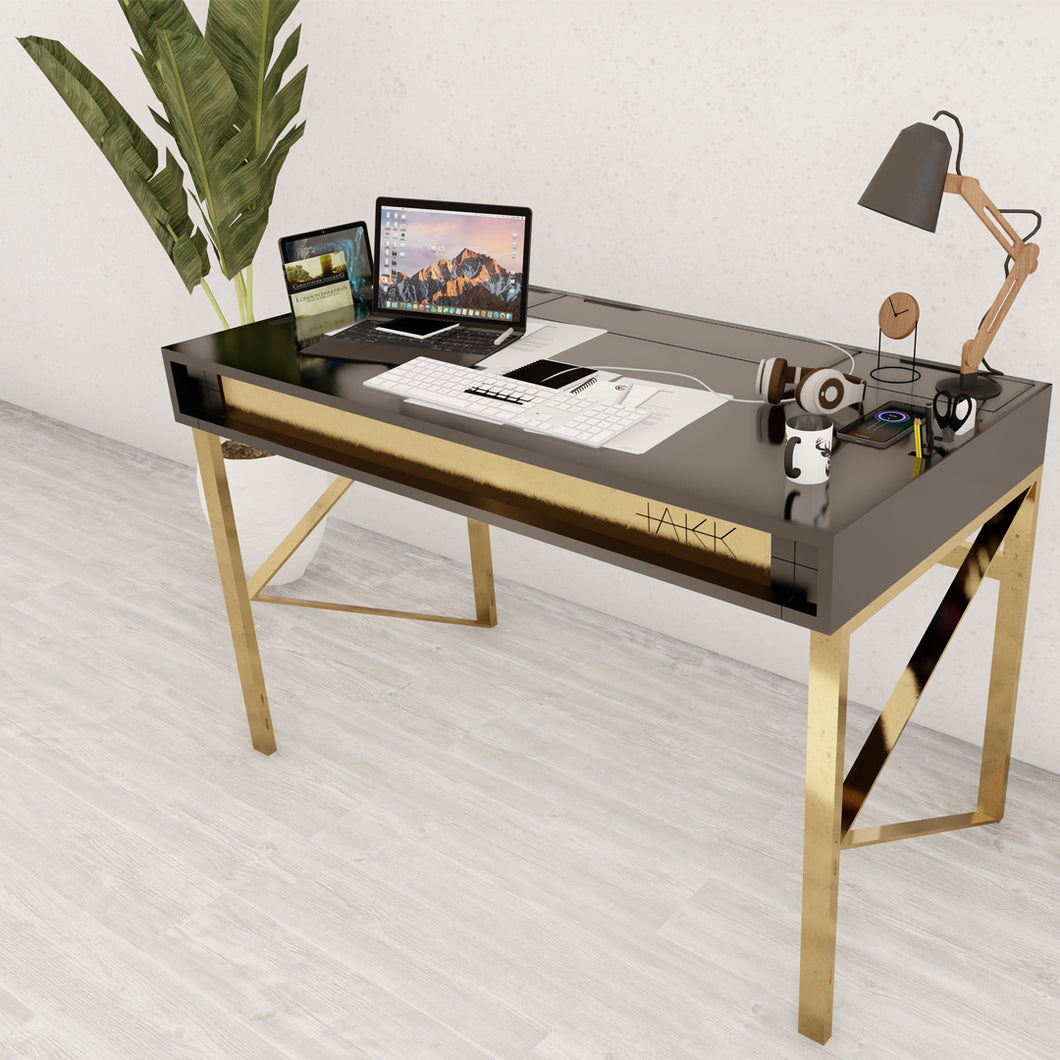 wall mounted desk with storage