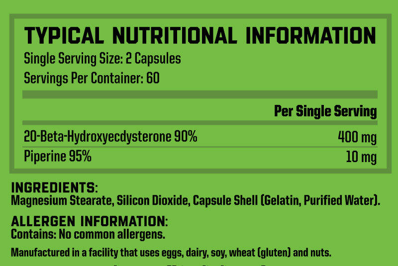 Nutritech Natrabol Beta Ecdysterone - 120 Caps