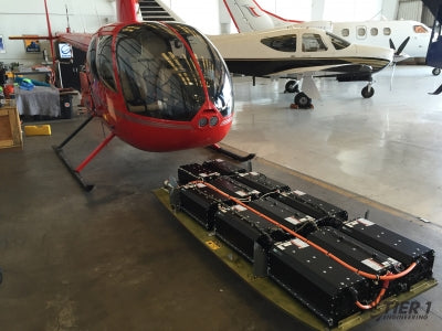 Record setting Robinson 44 Helicopter converted to Electric