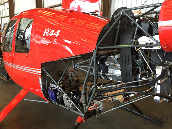 Electric Helicopter conversion with dual YASA motors
