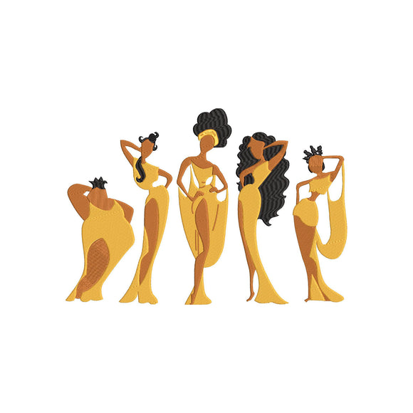 Hercules Inspired Machine Embroidery Design. The 5 Muses – Mouse & More