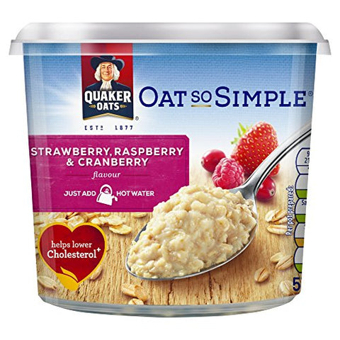 Quaker Oat So Simple Strawberry, Raspberry & Cranberry (57g)