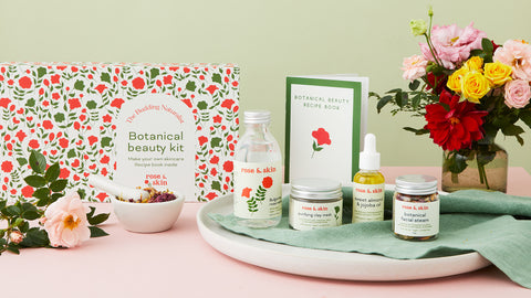 rose and skin organic skincare range 