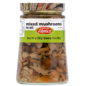 Fratelli D'Amico - Mixed Mushrooms In Oil - Oliva's Market Gourmet Gifts