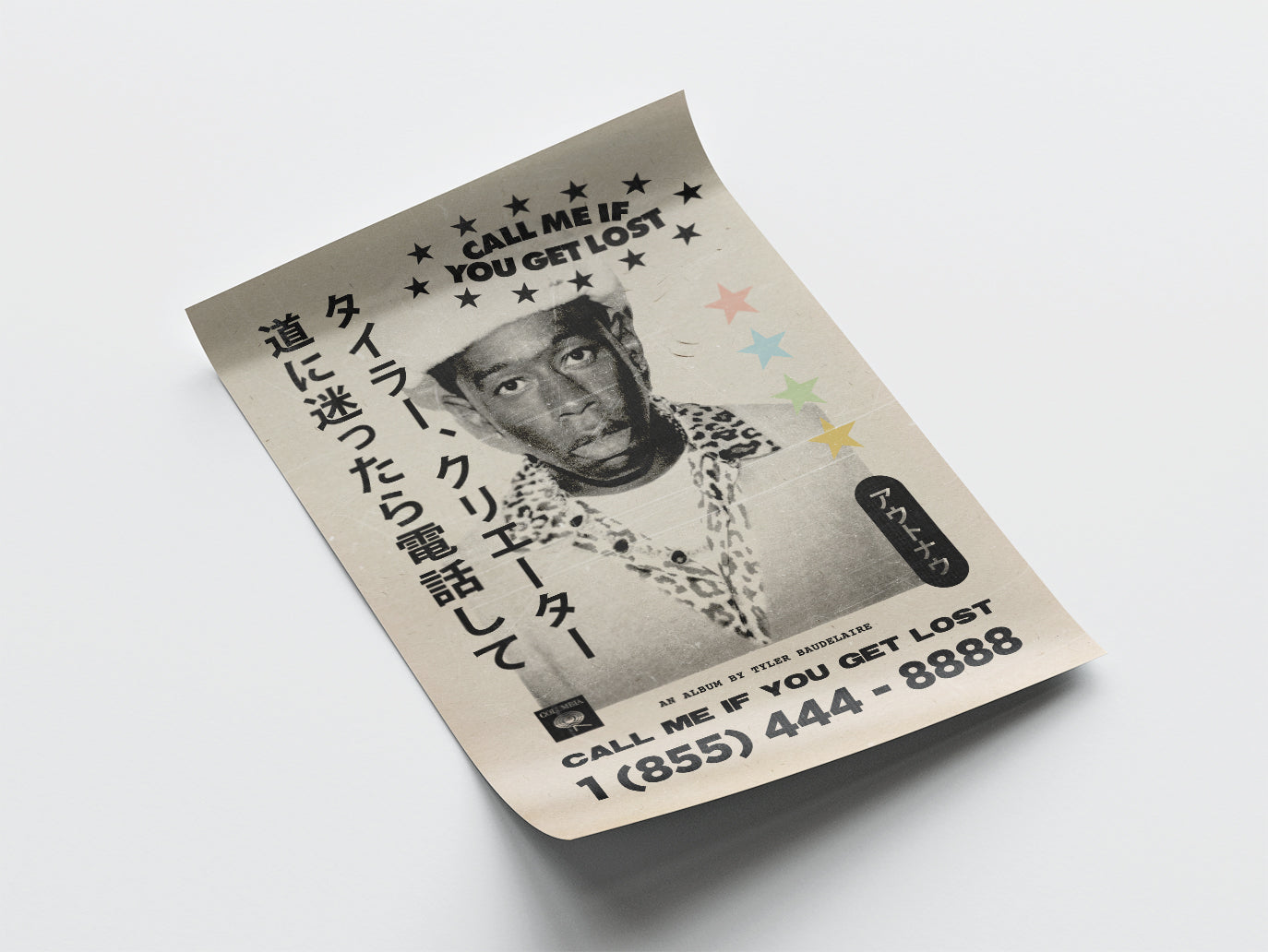 Tyler The Creator Call Me If You Get Lost Japanese Promo Poster The Indie Planet